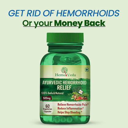 Hemoveda : Herbal Ayurvedic Hemorrhoids Relief Formula